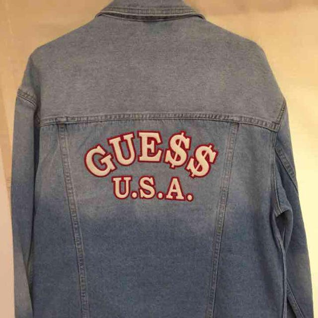GUESS(ゲス)の最安値 guess asap rocky コラボ デニムジャケット Gジャン メンズのジャケット/アウター(Gジャン/デニムジャケット)の商品写真
