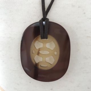 エルメス(HERMES)の美品❤️エルメス バッファローホーン  ネックレス リバーシブル⭐️(ネックレス)