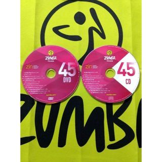 ズンバ(Zumba)のZUMBA　ズンバ　ZIN45　CD & DVD インストラクター専用(スポーツ/フィットネス)