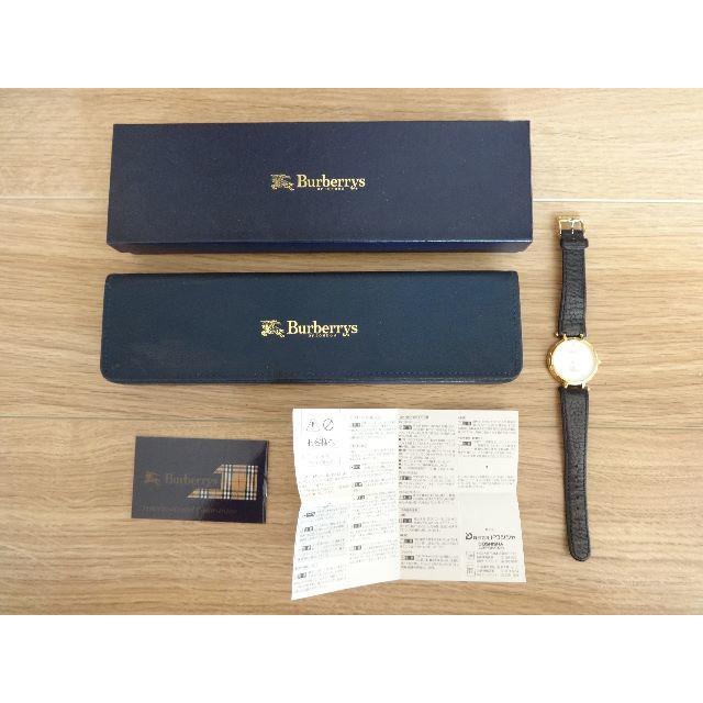 BURBERRY(バーバリー)の【即購入可】BURBERRY 腕時計 メンズの時計(レザーベルト)の商品写真
