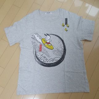 スヌーピー(SNOOPY)のピーナッツ スヌーピー和柄半袖Tシャツ 波乗りサーファー(Tシャツ/カットソー(半袖/袖なし))