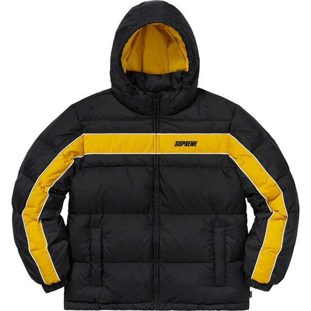 Supreme(シュプリーム)のSupreme stripe panel down jacket Lサイズ メンズのジャケット/アウター(ダウンジャケット)の商品写真