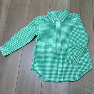 ポロラルフローレン(POLO RALPH LAUREN)の美品！ラルフローレン チェックシャツ 3T 100(ブラウス)