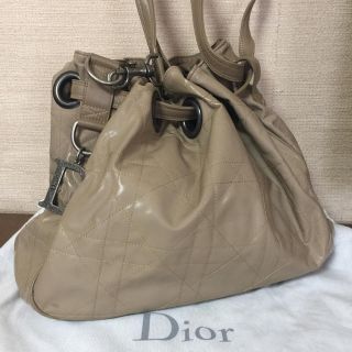 クリスチャンディオール(Christian Dior)の美品》クリスチャンディオール ハンドバッグ ベージュ(ハンドバッグ)