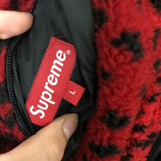 Supreme(シュプリーム)のSupreme Leopard Fleece Reversible Jacket メンズのジャケット/アウター(ブルゾン)の商品写真