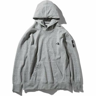 ザノースフェイス(THE NORTH FACE)のノースフェイス スクエア ロゴ フーディー ミックスグレー  M 新品未使用 
(パーカー)