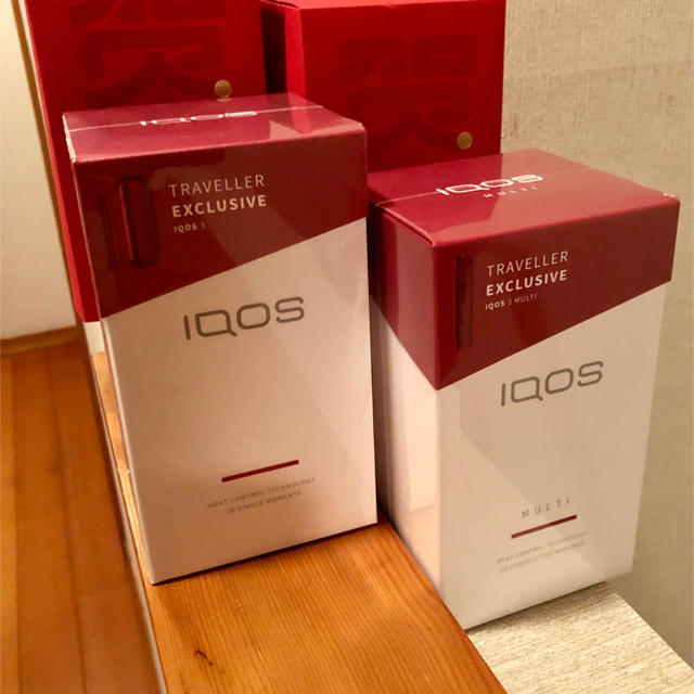 韓国限定 レシート有り IQOS3 ＋マルチセット レッド 新品未開封