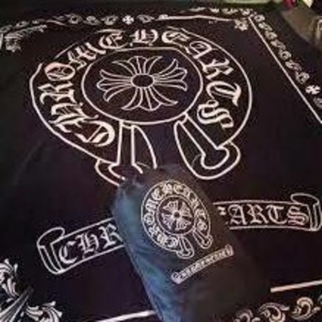 Chrome Hearts(クロムハーツ)のCHROME HEARTS クロムハーツ ブランケット 毛布 インテリア/住まい/日用品の寝具(毛布)の商品写真