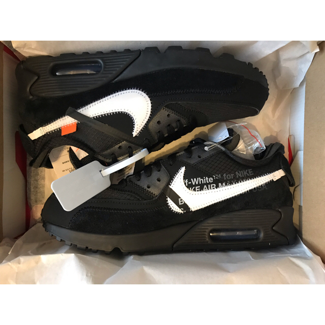 OFF-WHITE(オフホワイト)のNIKE AIR MAX 90 off-white THE TEN 26.5cm メンズの靴/シューズ(スニーカー)の商品写真