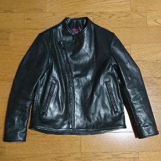 ブルーナボイン(BRUNABOINNE)の18AW 新品 ブルーナボイン アランジャケット 黒 サイズ1(ライダースジャケット)