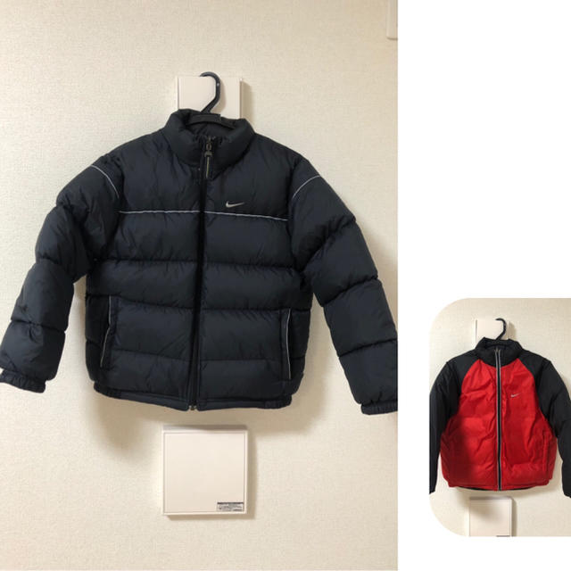 NIKE(ナイキ)の値下げ NIKE ダウンジャケット 140 キッズ/ベビー/マタニティのキッズ服男の子用(90cm~)(ジャケット/上着)の商品写真