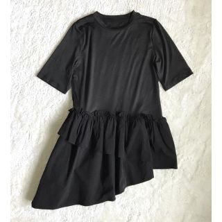 ルシェルブルー(LE CIEL BLEU)のバースデーバッシュ アシンメトリーカットソー 未使用！(Tシャツ(半袖/袖なし))