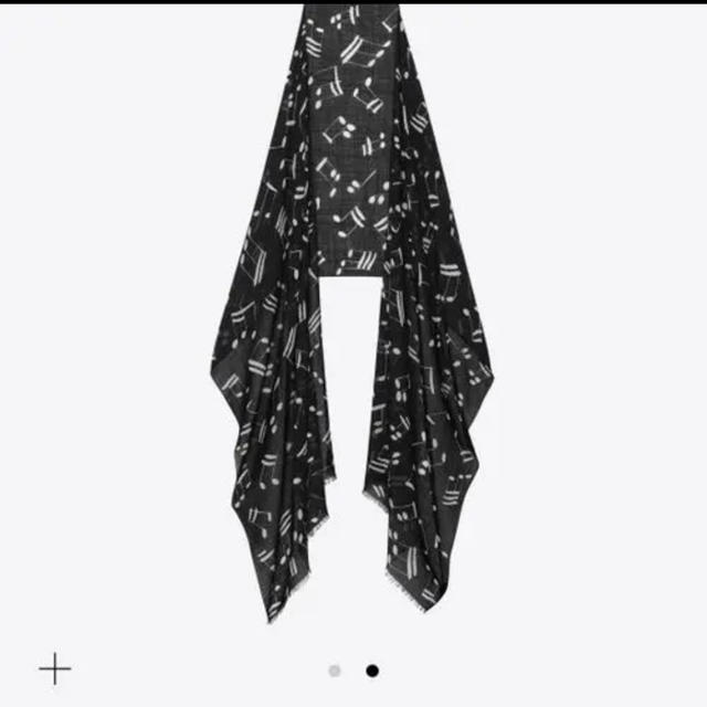 SAINT LAURENT - Saint Laurent サンローラン 音符スカーフ SAINT LAURENT - Saint Laurent サンローラン 音符スカーフ