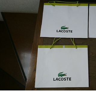 ラコステ(LACOSTE)の美品❤️ LACOSTE ショップ袋 2枚(ショップ袋)