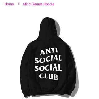 シュプリーム(Supreme)のANTI SOCIAL SOCIAL CLUB Mind Games Hoody(パーカー)