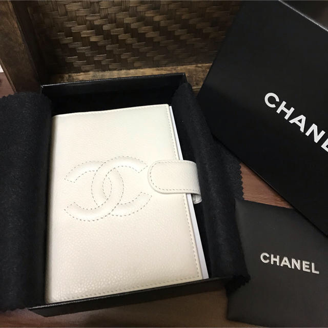 愛用 CHANEL - 【未使用】シャネル キャビアスキン 手帳カバー その他