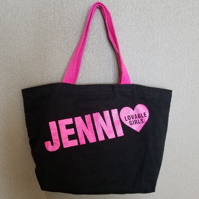 JENNI(ジェニィ)のJENNI 黒　トートバッグ キッズ/ベビー/マタニティのこども用バッグ(トートバッグ)の商品写真