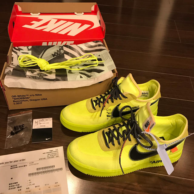 靴/シューズnike off-white エアフォース1