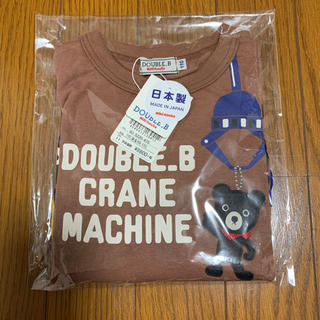 ダブルビー(DOUBLE.B)の☆彡 新品 ダブルビーロンＴ ブラウン size110(Tシャツ/カットソー)