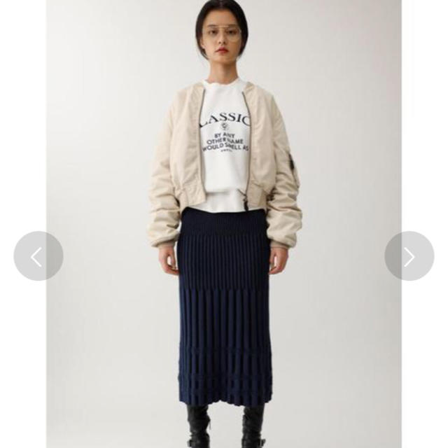 moussy(マウジー)の試着のみ マウジー FADED VINTAGE MA-1 ブルゾン レディースのジャケット/アウター(ブルゾン)の商品写真