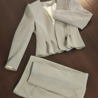エイチアンドエム(H&M)のH&M  スーツ  グレー  36 ペプラム  卒園式  入学式 入学式(スーツ)