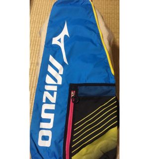 ミズノ(MIZUNO)のMIZUNOラケットケース ラケットバッグ 水色(バッグ)