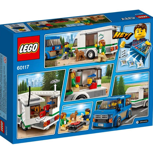 Lego(レゴ)のレゴ LEGO シティキャンピングカー［60117］ キッズ/ベビー/マタニティのおもちゃ(知育玩具)の商品写真