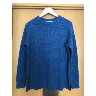 ユナイテッドアローズグリーンレーベルリラクシング(UNITED ARROWS green label relaxing)の新品コットンカシミヤ ワッフル クルー ニット(ニット/セーター)