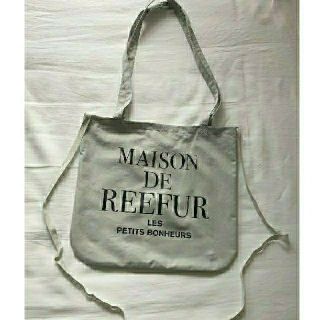 メゾンドリーファー(Maison de Reefur)のMAISON DE REEFUR　ショッパー　限定　グレー(ショップ袋)