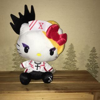 ハローキティ(ハローキティ)のYOSHIKITTY BIG ぬいぐるみ2(アイドルグッズ)