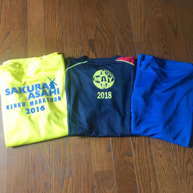 マラソン大会Tシャツ セット スポーツ/アウトドアのランニング(ウェア)の商品写真