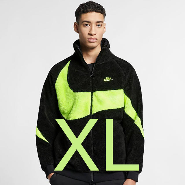 ナイキ Nike ボア ブルゾン ブラック XL