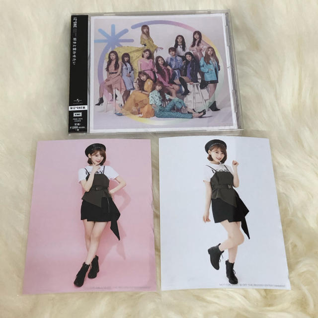IZ*ONE「好きと言わせたい 」CD＋宮脇咲良 生写真2枚  エンタメ/ホビーのCD(K-POP/アジア)の商品写真