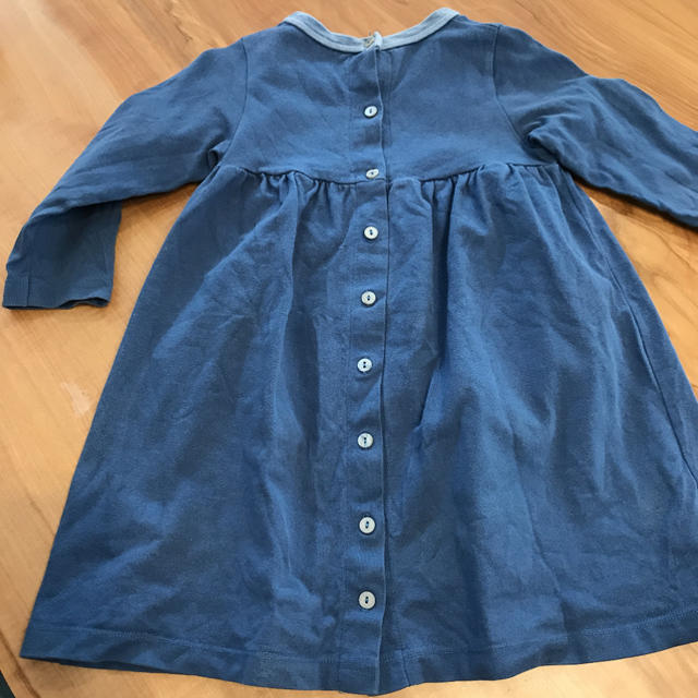 PETIT BATEAU(プチバトー)のPetit Bateau スウェット ワンピース キッズ/ベビー/マタニティのキッズ服女の子用(90cm~)(ワンピース)の商品写真