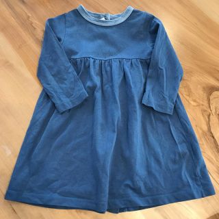 プチバトー(PETIT BATEAU)のPetit Bateau スウェット ワンピース(ワンピース)