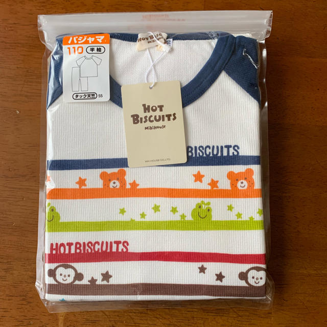 HOT BISCUITS(ホットビスケッツ)の☆彡 新品 ホットビスケッツ 半袖パジャマ size110 キッズ/ベビー/マタニティのキッズ服男の子用(90cm~)(パジャマ)の商品写真