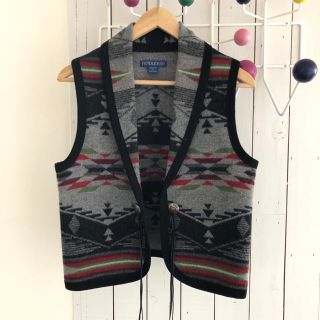 ペンドルトン(PENDLETON)のPendleton ベスト ブラック ジレ ネイティブ(ベスト/ジレ)