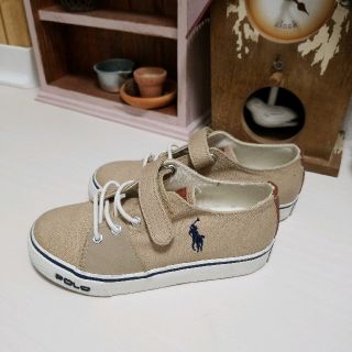 ポロラルフローレン(POLO RALPH LAUREN)の一度着用のみ✨ポロラルフローレン16㎝スニーカー(スニーカー)