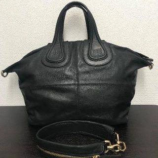 ジバンシィ(GIVENCHY)のジバンシー　ハンドバッグ　ナイチンゲール　2way　黒(ハンドバッグ)