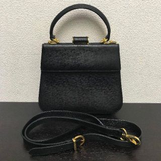 サルヴァトーレフェラガモ(Salvatore Ferragamo)のフェラガモ　ハンドバッグ　黒　2way　美品(ハンドバッグ)