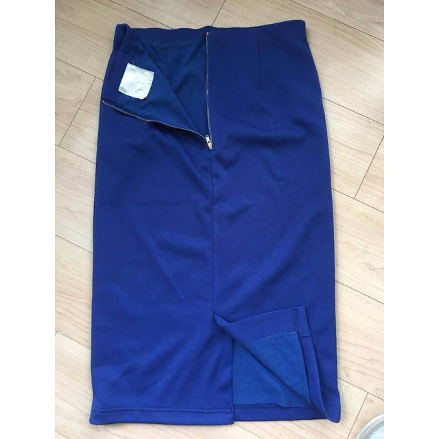 UNITED ARROWS(ユナイテッドアローズ)の【fsnk705様専用】ユナイテッドアローズ  タイトスカート 青 ブルー レディースのスカート(ひざ丈スカート)の商品写真