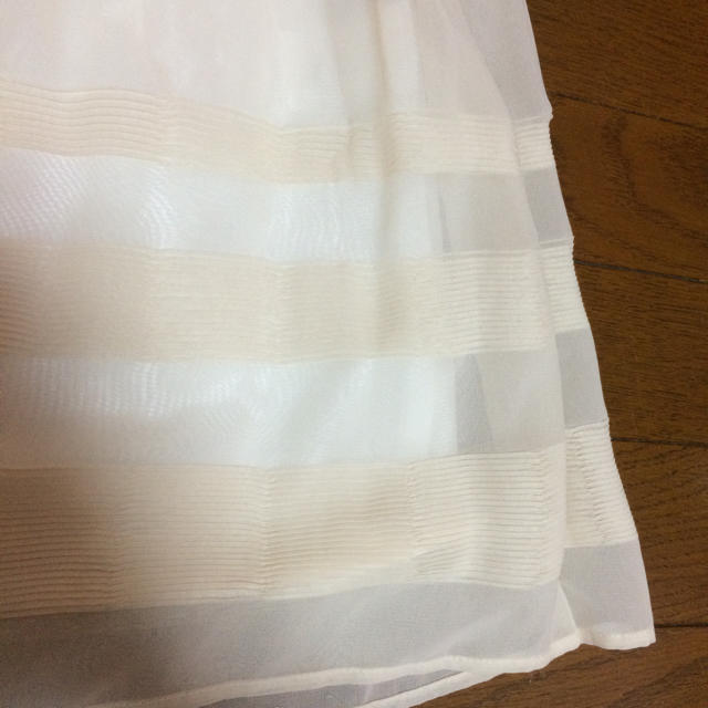 THE SUIT COMPANY(スーツカンパニー)のユニバーサルランゲージ★プリーツ&チュールスカート レディースのスカート(ひざ丈スカート)の商品写真