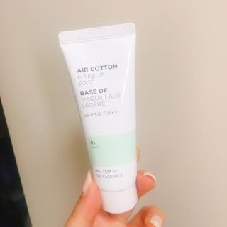 ザフェイスショップ(THE FACE SHOP)の THE FACE SHOP下地エアーコットンメイクアップベース グリーン (コントロールカラー)