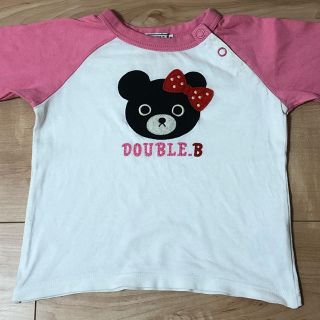 ダブルビー(DOUBLE.B)のミキハウス ロンティー 70-80サイズ(Ｔシャツ)