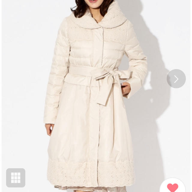 TO BE CHIC★レース★ダウンコート★新品未使用★タグ付き★サイズ40