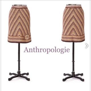 アンソロポロジー(Anthropologie)のAnthropologieアンソロポロジー ニットスカート(ひざ丈スカート)