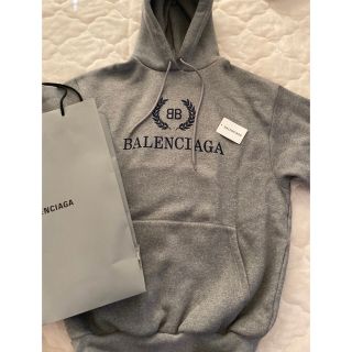 Balenciaga - バレンシアガ パーカー 正規品 新品未使用 グレーの