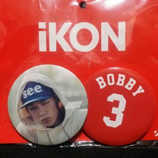 アイコン(iKON)のikon💗 新品 BOBBY 缶バッチセット デビューSHOWTIME バビ(K-POP/アジア)