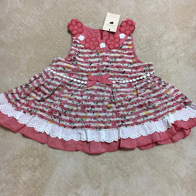 Souris(スーリー)のスーリー♡ワンピース90 キッズ/ベビー/マタニティのキッズ服女の子用(90cm~)(ワンピース)の商品写真