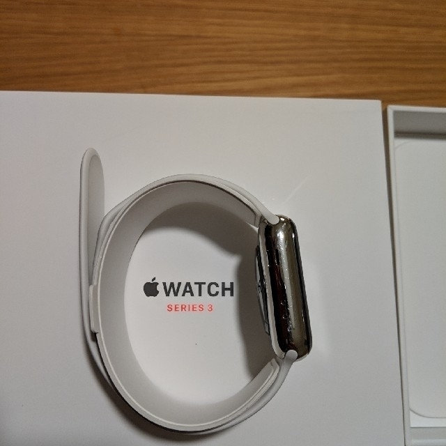 Apple Watch(アップルウォッチ)のApple watch serie3 42 mmステンレス メンズの時計(腕時計(デジタル))の商品写真
